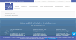 Desktop Screenshot of marketing-active.de